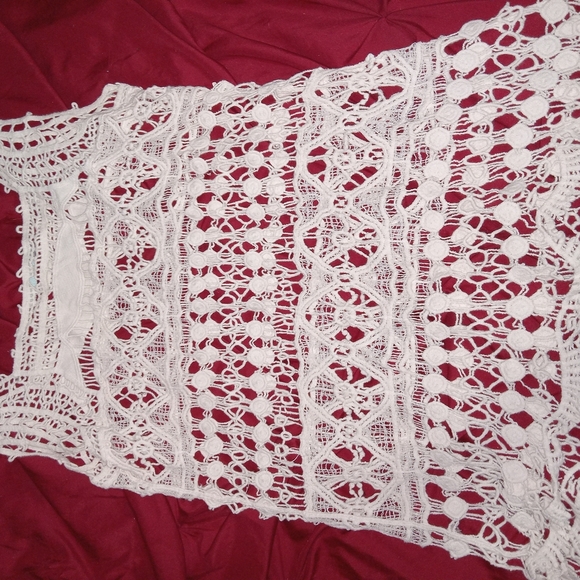 Maurices Cream Crochet Lace Top - Picture 4 of 12